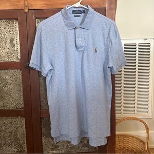Polo Ralph Lauren Pima Soft Touch Polo Shirt Medium Light Blue